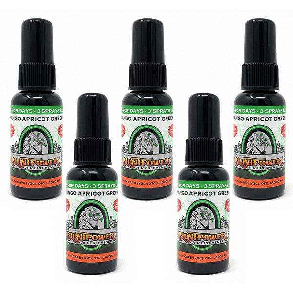 Mango Apricot Green Air Freshener Bundle (5 Pack)