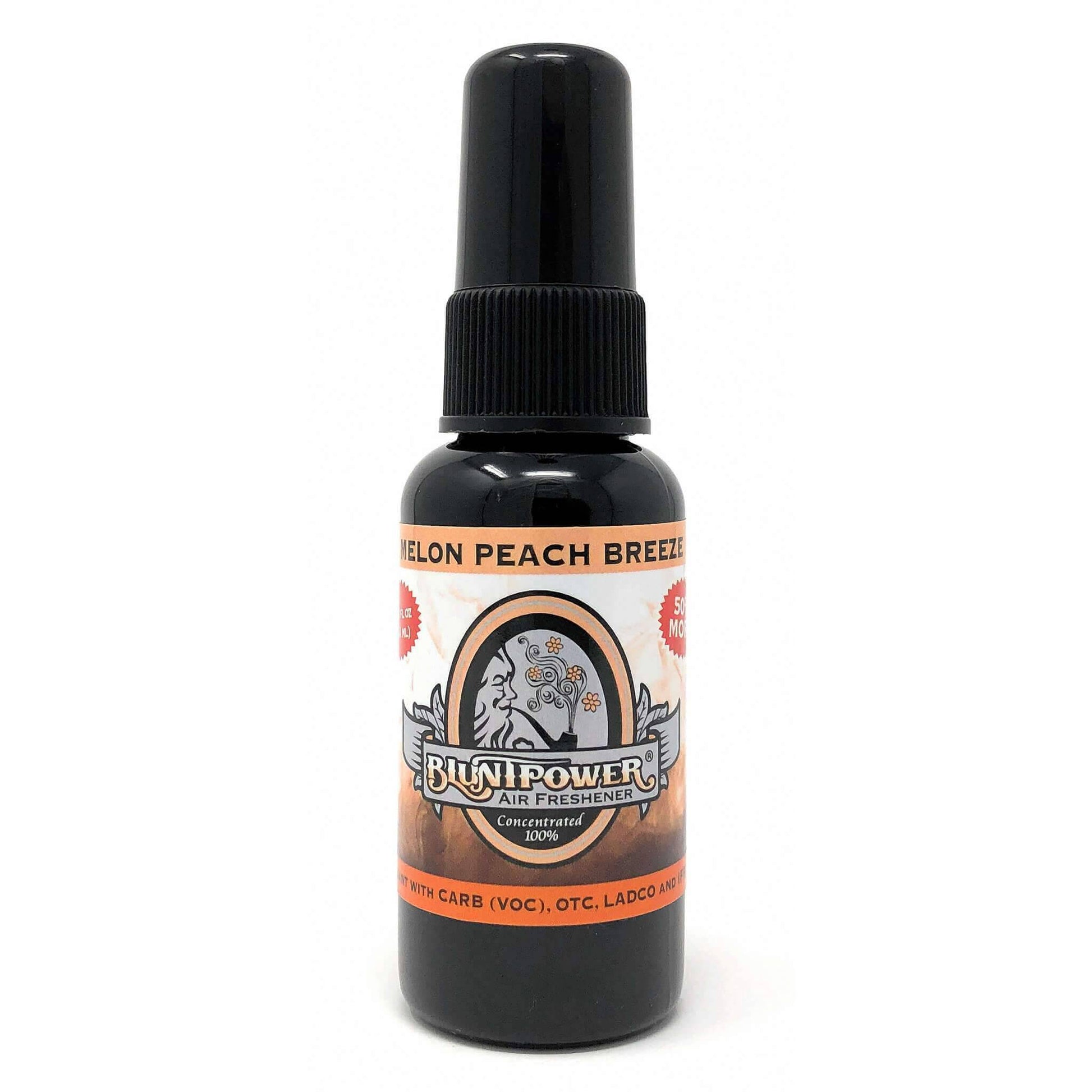 BluntPower-Melon-Peach-Breeze-Front-1.5-ounce-Black-Plastic-Bottle