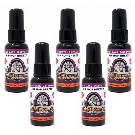 Hip Hop Breeze Spray Air Freshener Bundle (5 Pack)