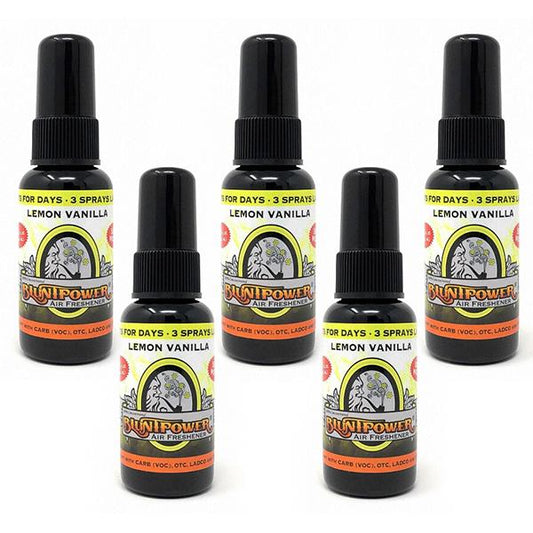 Lemon Vanilla Spray Air Freshener Bundle (5 Pack)