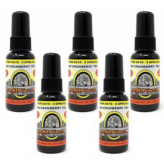 Mango Cranberry Yellow Air Freshener Bundle (5 Pack)
