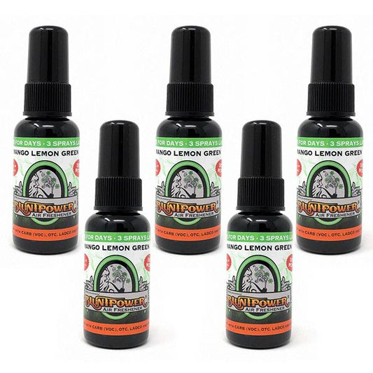 Mango Lemon Green Air Freshener Bundle (5 Pack)