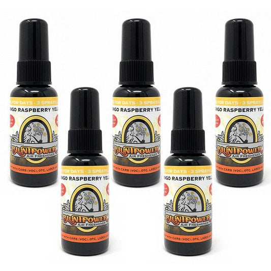 Mango Raspberry Yellow Air Freshener Bundle (5 Pack)