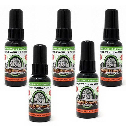 Mango Vanilla Green Air Freshener Bundle (5 Pack)