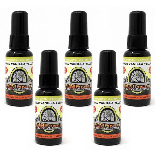 Mango Vanilla Yellow Air Freshener Bundle (5 Pack)